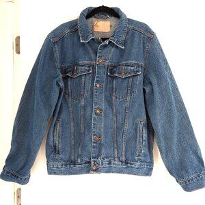 C.E. Schmidt Mens Workwear Denim Trucker Button Jean Jacket XL Pockets